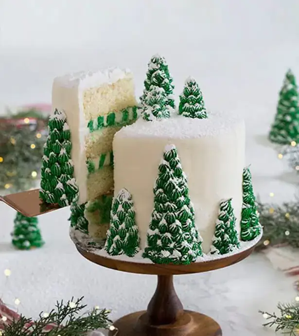 Christmas tree cake recipe